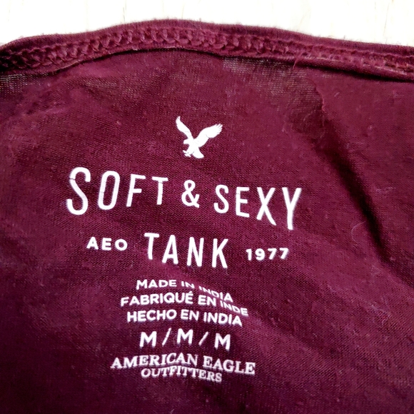 American Eagle plum soft & sexy racerback tank - Picture 6 of 6